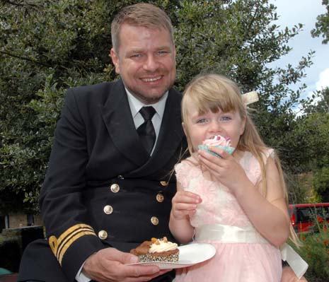 Poppy's father, Lieutenant Commander David Crosby, serves with the Royal Navy and chose Poppy's name as she was born during the Remembrance period.