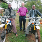 Bishop's Thanks For Kenyan Trail Bikes