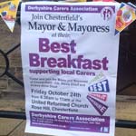 Mayoral Best Breakfast For Derbyshire Carers Association