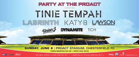 The Party At The Proact, featuring acts such as Katy B, Labrinth and headliner Tinie Tempah