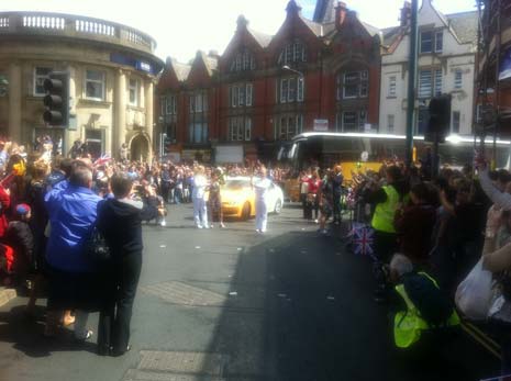 Kate Lord takes her turn as Torch bearer