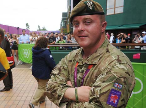LCpl Wilmott, 32, said: There's a really nice atmosphere at Wimbledon and the fans and players really appreciate what we're doing to make it a secure and enjoyable event.