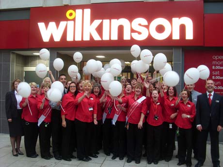 Wilkinson's Staff Celebrate the opening.