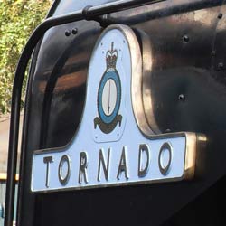 Tornado's nameplate