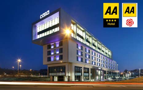 The CASA hotel receives a 4 star rating by the AA and an AA rosette for their food
