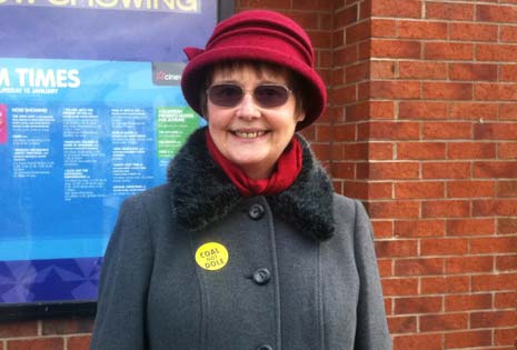 Hilary Cave was one of the women who took part in the Women's Action Group and she is also vehemently opposed to the film