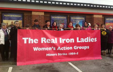 Women’s Action group ex-activists led the protest this morning