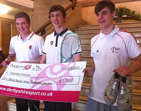 Chesterfield's Rising Sports Stars Share £1900 Bursary Pot From Podium