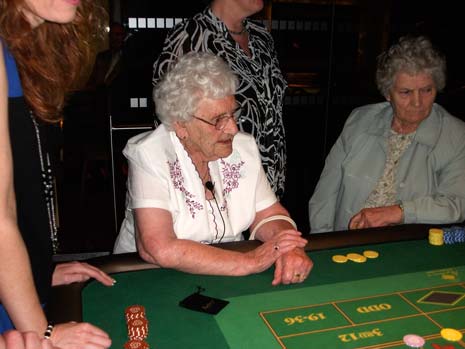 One North-East Derbyshire lady has celebrated her 98th birthday in style, by gambling at Napoleon's Casino & Restaurant in Sheffield!