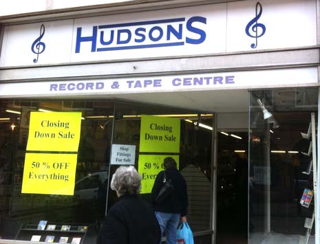 Today will see one of Chesterfield's iconic stores - Hudsons - close it's doors for the last time as it ceases trading after 105 years on the High Street.
