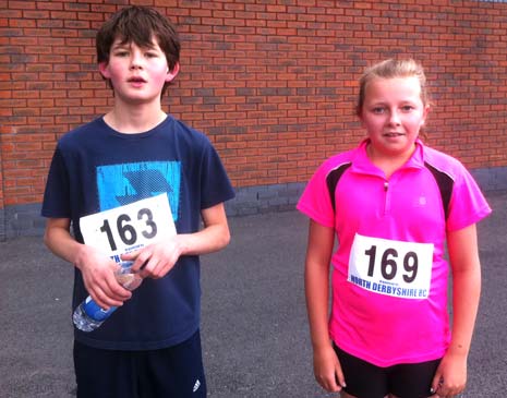 Childrens race winners were 13 year old James Stapleton who was the first boy home, again closely followed by 12-year-old Libby Dunne