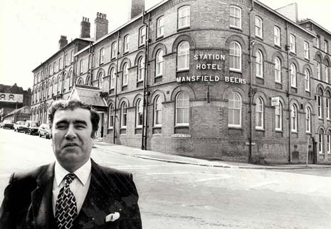 80s Station Hotel Manager Abraham Bejerano outside the hotel on Corporation Street