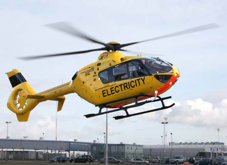 The WPD helicopters will be used to spot potential hazards on the high voltage overhead network and to highlight areas where future work may be needed.