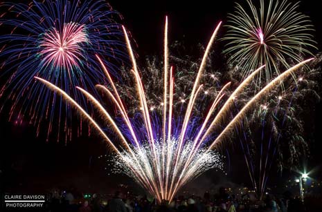 More than 15,000 residents watched as Chesterfield Borough Council's annual fireworks display went off with a bang.