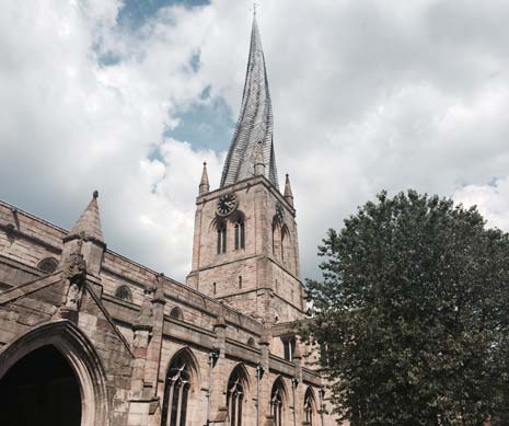 The Crooked Spire… the historic landmark that brings thousands upon thousands of visitors to Chesterfield each year and an attraction which plays a crucial role in providing income for the local economy.