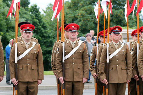 The Battalion were awarded The Freedom of The Borough in 2012 and regularly return to the town, cementing the proud links that Chesterfield has forged with The Armed Forces regiments, which recruit locally