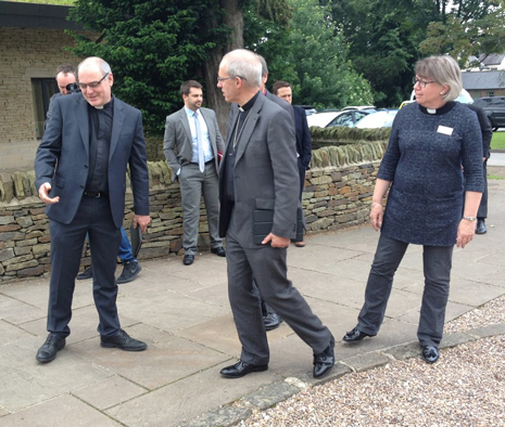The Archbishop visited St Thomas' Centre in Chesterfield