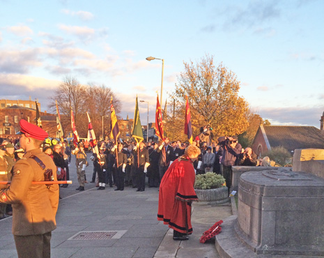 They came to remember and, in scenes replicated across the UK, Chesterfield's veterans shared their private memories of war on the most public of occasions - Remembrance Sunday. 