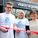 Eye Cancer Teen Cuts Ribbon To Open New Vision Express