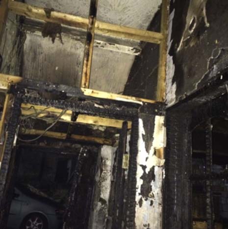 The occupants have bravely agreed to share the pictures of this devastating fire and in doing so hope that people will recognise the importance of having working smoke alarms fitted in their homes, to give valuable early warning of a fire. 