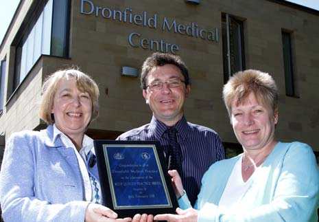 Top recognition for dronfield medical staff