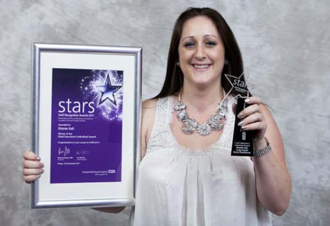 The Chief Executive's Awards Individual Winner: Sheree Hall (Lung Cancer Nurse Practitioner)