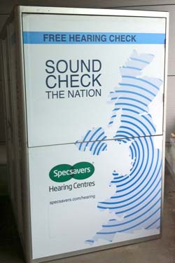 The Sound Check the Nation hearing booth will be making an appearance across the country