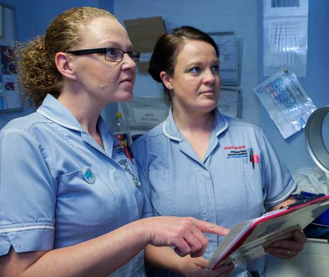 The Chesterfield Royal Hospital has invested in two dementia assessment nurses whose role is to assess every emergency admission over the age of 75, completed within 72 hours, to see if they have signs of dementia.
