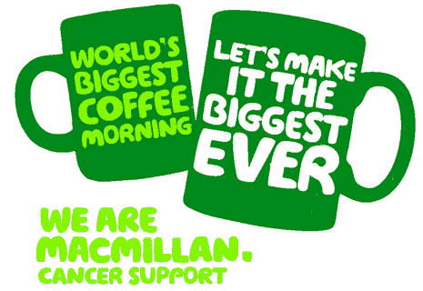 Derbyshire NHS Staff Stir Up Fundraiser For Macmillan's Cancer Charity event -  'World's Biggest Coffee Morning'