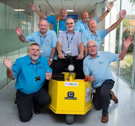 Visitors to the Royal who may struggle with their mobility will be able to get around the hospital with ease and in style thanks to the launch of their new Royal Rider service.