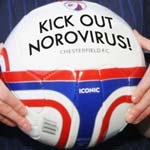 Kick This Bug Into Touch. Chesterfield FC support awareness of the Norovirus
