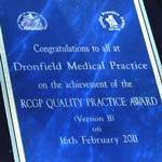 Top recognition for Dronfield Medical Staff