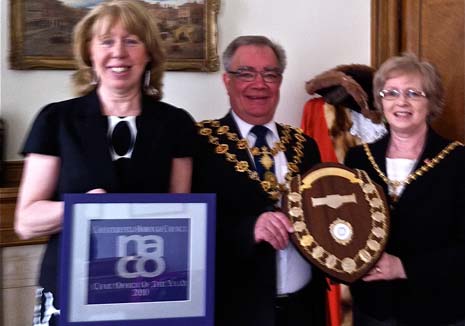 The Mayor's Secretary Vivien won the National Civic Officer of The Year Award