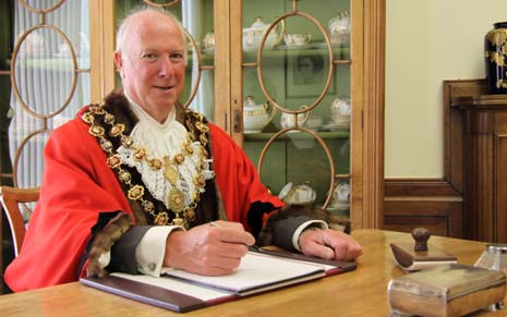 Chesterfield Mayor, Cllr Peter Barr