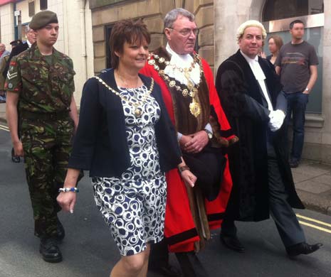 The New Mayor And Mayoress Of Chesterfield Celebrate At Civic Service