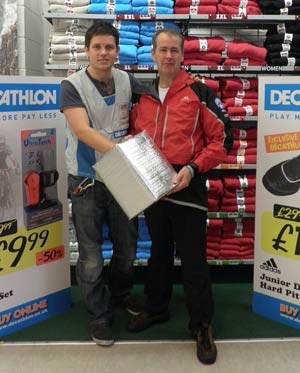 The Annual Draw for the Edale MRT in Decathlon, Sheffield