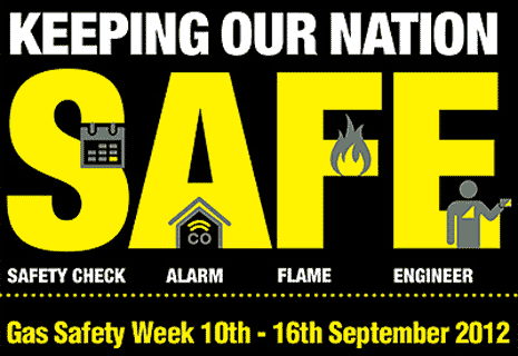 Gas Safety week: Take Care, Be Gas Safe during Gas Safe Week.
