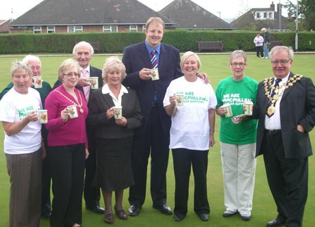 Toby Perkins MP and the fundraisers at the Brimington Coffee Morning