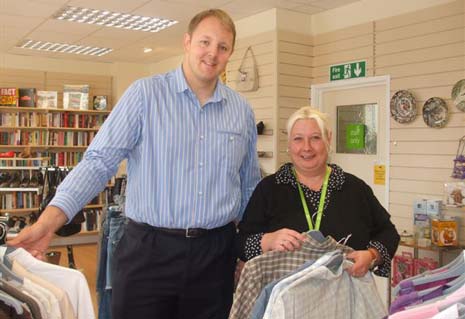 Toby Perkins MP and Baranrdo's Chesterfield Deputy Manager, Lisa Ward