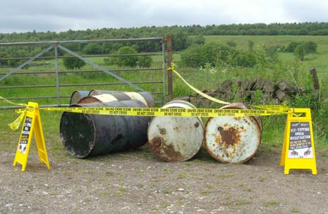 Dumped toxic drums prompt council appeal
