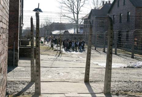 The trip also included a visit to Auschwitz 1 where Students saw the former camp's barracks and crematoria 