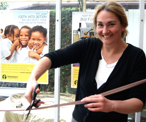 MP Natascha Engel Opens Fair Trade House in Dronfield