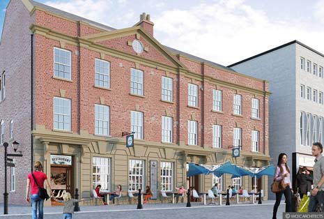 Plans to breathe new life in to former Post Office in the heart of Chesterfield's historic market place have been given approval by Chesterfield Borough Council under delegated powers.