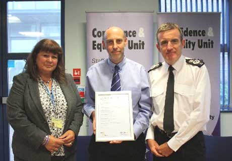 Derbyshire Constabulary Receives Deaf Charter Mark