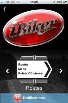 iBiker - new app for bikers 