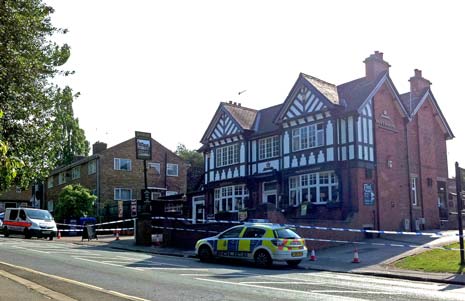 The Boythorpe Inn, Boythorpe Road were 3 arrests were made after an alleged burglary on Monday 6th june
