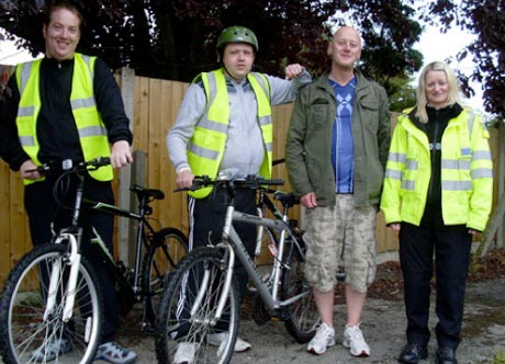 Police Help Adults With learning Difficulties Get On Their Bikes