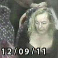 Murder victim, 52 year old Clowne woman Lee Hendry on the CCTV bus pictures