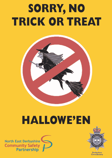 'No Trick Or Treat' Poster