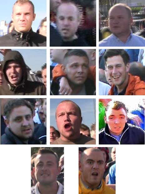 Derbyshire Police have released images of several men they would like to speak to in connection with incidents of disorder that took place following a recent Chesterfield FC match.